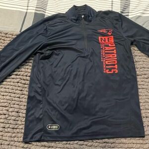 New England Patriots Quarter-Zip Pullover